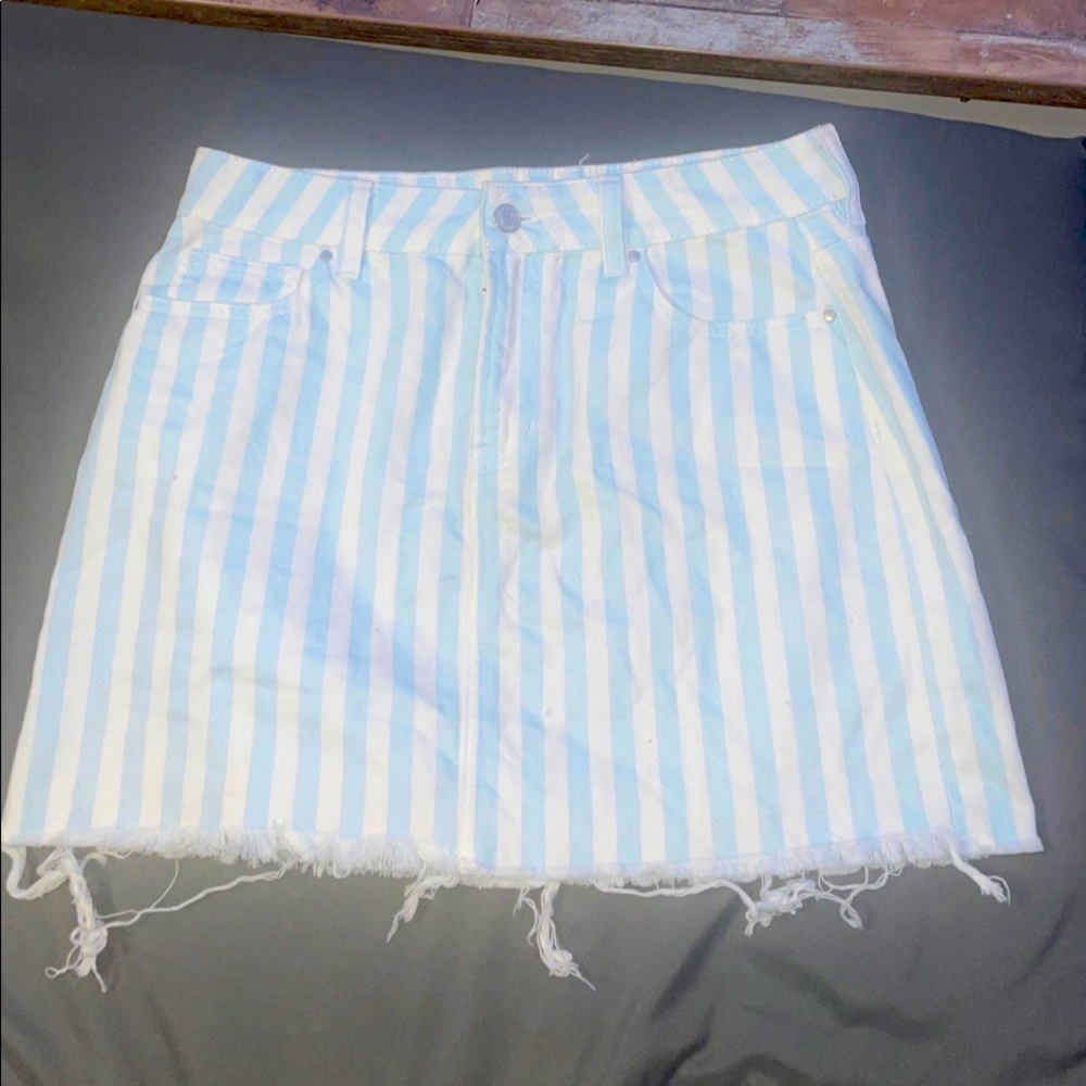 Blue and White PacSun Skirt